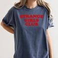 Strange Girls Club Weird Antisocial Introvert Humor Women's Comfort Colors T-Shirt Moss