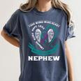 Suicide Awareness In Memory Of My Nephew Back Print Graphic Women's Comfort Colors T-Shirt Moss Suicide Awareness In Memory Of My Nephew Back Print Graphic Women's Comfort Colors T-Shirt Moss