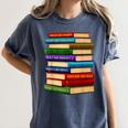 History Month Educated Black Leaders Reading Books Women's Comfort Colors T-Shirt Moss