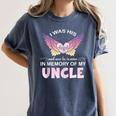 Uncle Angel In My Memory Cute Family Remembrance Match Women's Comfort Colors T-Shirt Moss Uncle Angel In My Memory Cute Family Remembrance Match Women's Comfort Colors T-Shirt Moss
