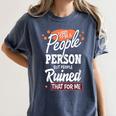 I Used To Be a People Person Antisocial Introvert Women's Comfort Colors T-Shirt Moss