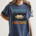 VHS Cassette Tape Retro 80s 90s Nostalgia Women's Comfort Colors T-Shirt Moss VHS Cassette Tape Retro 80s 90s Nostalgia Women's Comfort Colors T-Shirt Moss