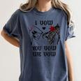 I Vow You Vow We Vow Merch Dark Romance Smutty Book Smutt Women's Comfort Colors T-Shirt Moss