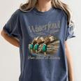 Waterfowl Classic Duck Hunting Marsh To Memory Mallard Women's Comfort Colors T-Shirt Moss