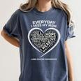 Wear In Memory Of I Miss My Mom Lung Cancer Awareness Premium Women's Comfort Colors T-Shirt Moss Wear In Memory Of I Miss My Mom Lung Cancer Awareness Premium Women's Comfort Colors T-Shirt Moss