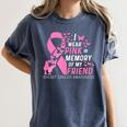 I Wear Pink In Memory Of My Friend Breast Cancer Awareness Women's Comfort Colors T-Shirt Moss