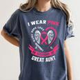 I Wear Pink In Memory Of Great Aunt Breast Cancer Shirts Tee Women's Comfort Colors T-Shirt Moss I Wear Pink In Memory Of Great Aunt Breast Cancer Shirts Tee Women's Comfort Colors T-Shirt Moss