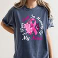 I Wear Pink In Memory Of My Niece Breast Cancer Awareness Women's Comfort Colors T-Shirt Moss