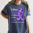 I Wear Purple In Memory Of My Sister Overdose Awareness Women's Comfort Colors T-Shirt Moss I Wear Purple In Memory Of My Sister Overdose Awareness Women's Comfort Colors T-Shirt Moss
