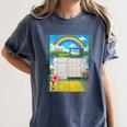Women's Frutiger Aero Aesthetic Rainbow Glitch Art Women's Comfort Colors T-Shirt Moss Women's Frutiger Aero Aesthetic Rainbow Glitch Art Women's Comfort Colors T-Shirt Moss