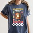 Women's Scrapbooking Enthusiast Top Crafty Memory Keeper Women's Comfort Colors T-Shirt Moss Women's Scrapbooking Enthusiast Top Crafty Memory Keeper Women's Comfort Colors T-Shirt Moss