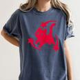 Yk2 Grunge Scary Cat With Shooting Stars 90s Nostalgia Women's Comfort Colors T-Shirt Moss