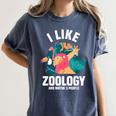 Zoologist Scientist Wildlife Biologist Zoology Introverted Women's Comfort Colors T-Shirt Moss Zoologist Scientist Wildlife Biologist Zoology Introverted Women's Comfort Colors T-Shirt Moss