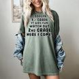 1st First Grade Graduation Tshirt Moving On To 2nd Grade Women's Comfort Colors T-Shirt Berry