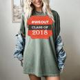 We Out 2018 Graduation Shirts Women's Comfort Colors T-Shirt Berry