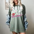 2018 Kiss My Class Goodbye Graduation Women's Comfort Colors T-Shirt Berry