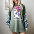 2021 Kindergarden Graduation Celebration Dapping Cat For Men Women Kids Women's Comfort Colors T-Shirt Berry