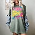 80's Girl Roller Skates Skating Eighties 1980s Nostalgia Women's Comfort Colors T-Shirt Berry