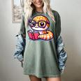 Adorable Book Lover Rattlesnake With Reading Glasses Cute Women's Comfort Colors T-Shirt Berry