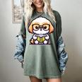 Adorable Book Lover Shih Tzu With Reading Glasses Cute Women's Comfort Colors T-Shirt Berry