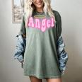 Angel Y2k Aesthetic 2000s Millennial Nostalgia Retro Pink Women's Comfort Colors T-Shirt Berry