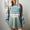 Anti-Social Club Homebody Introvert Hibernate Hermit Shyness Women's Comfort Colors T-Shirt Berry