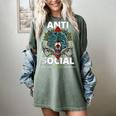 Antisocial Introvert I Like Being Alone Women's Comfort Colors T-Shirt Berry Antisocial Introvert I Like Being Alone Women's Comfort Colors T-Shirt Berry