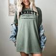 Anxiety University Anxious Antisocial Introvert Women's Comfort Colors T-Shirt Berry