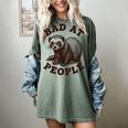 Bad At People Ferret Introvert Saying Slogan Tee Women's Comfort Colors T-Shirt Berry