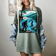 Bigfoot Sasquatch Loch Ness Monster Introvert Bruh Women's Comfort Colors T-Shirt Berry