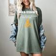 Bike-Trovert Bicycle Humor Definition Introvert Women's Comfort Colors T-Shirt Berry