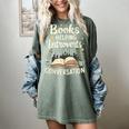 Books Helping Introverts Avoid Conversation Introvert Women's Comfort Colors T-Shirt Berry