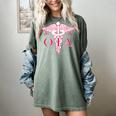 Caduceus Shirt Occupational Therapist Assistant Graduation Women's Comfort Colors T-Shirt Berry
