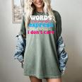 Words Cannot Express How Much I Don't Care Introvert Women's Comfort Colors T-Shirt Berry Words Cannot Express How Much I Don't Care Introvert Women's Comfort Colors T-Shirt Berry