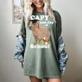 Capy Last Day Of School Capybara Graduation Quote Women's Comfort Colors T-Shirt Berry