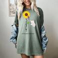 Caring Memory Elephant Sunflower Alzheimer Women's Comfort Colors T-Shirt Berry