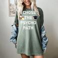 I Chose Psycho Path Psychology Major Graduation Shirt Women's Comfort Colors T-Shirt Berry