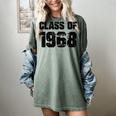 Class Of 1968 High School College Graduation Reunion Women's Comfort Colors T-Shirt Berry