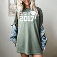 Class Of 2017 Cute Graduation T-Shirt Women's Comfort Colors T-Shirt Berry