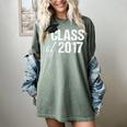 Class Of 2017 Senior Graduation Women's Comfort Colors T-Shirt Berry