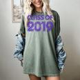 Class Of 2019 High School Graduation Purple Senior Women's Comfort Colors T-Shirt Berry
