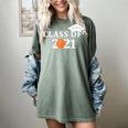 Class Of 2021 Graduation Him Her Basketball Pullover Women's Comfort Colors T-Shirt Berry