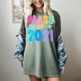 Class Of 2021 Graduation Grow With Me Women's Comfort Colors T-Shirt Berry