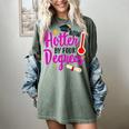 Class Of 2022 Four Degrees Hotter Graduation Day Master Grad Women's Comfort Colors T-Shirt Berry