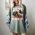 Class Of 2022 Monster Truck Graduation Cap Retro Sunset Boy Women's Comfort Colors T-Shirt Berry