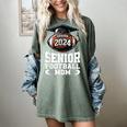 Class Of 2024 Graduation Senior Football Mom 2024 Women's Comfort Colors T-Shirt Berry
