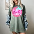 Class Of 2024 Senior Pink Retro Classic Girl Grad Graduation Women's Comfort Colors T-Shirt Berry