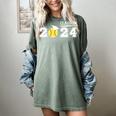 Class Of 2024 Senior Softball Player Graduation Women's Comfort Colors T-Shirt Berry