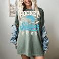 Class Of 2025 Hockey Senior Graduation Graduate Grad Women's Comfort Colors T-Shirt Berry