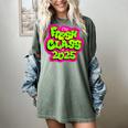 Class Of 2025 Senior Fresh 90s TV Style Retro Graduation Women's Comfort Colors T-Shirt Berry